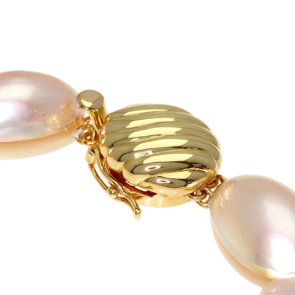 TASAKI Mabe Pearl Pearl Necklace K18 Yellow Gold Ladies [Used]