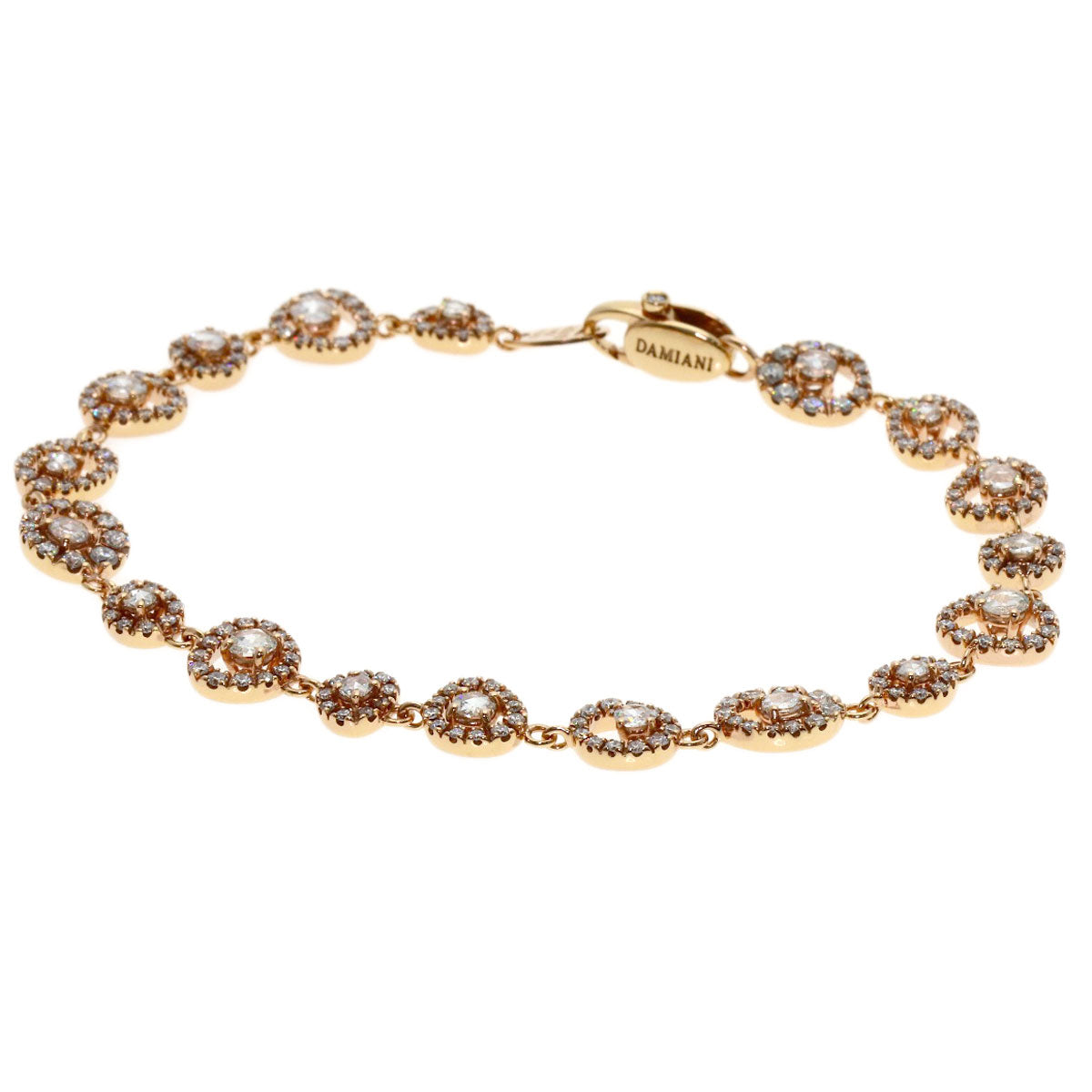 Damiani Juliet Diamond Bracelet K18 Pink Gold Ladies [Used]