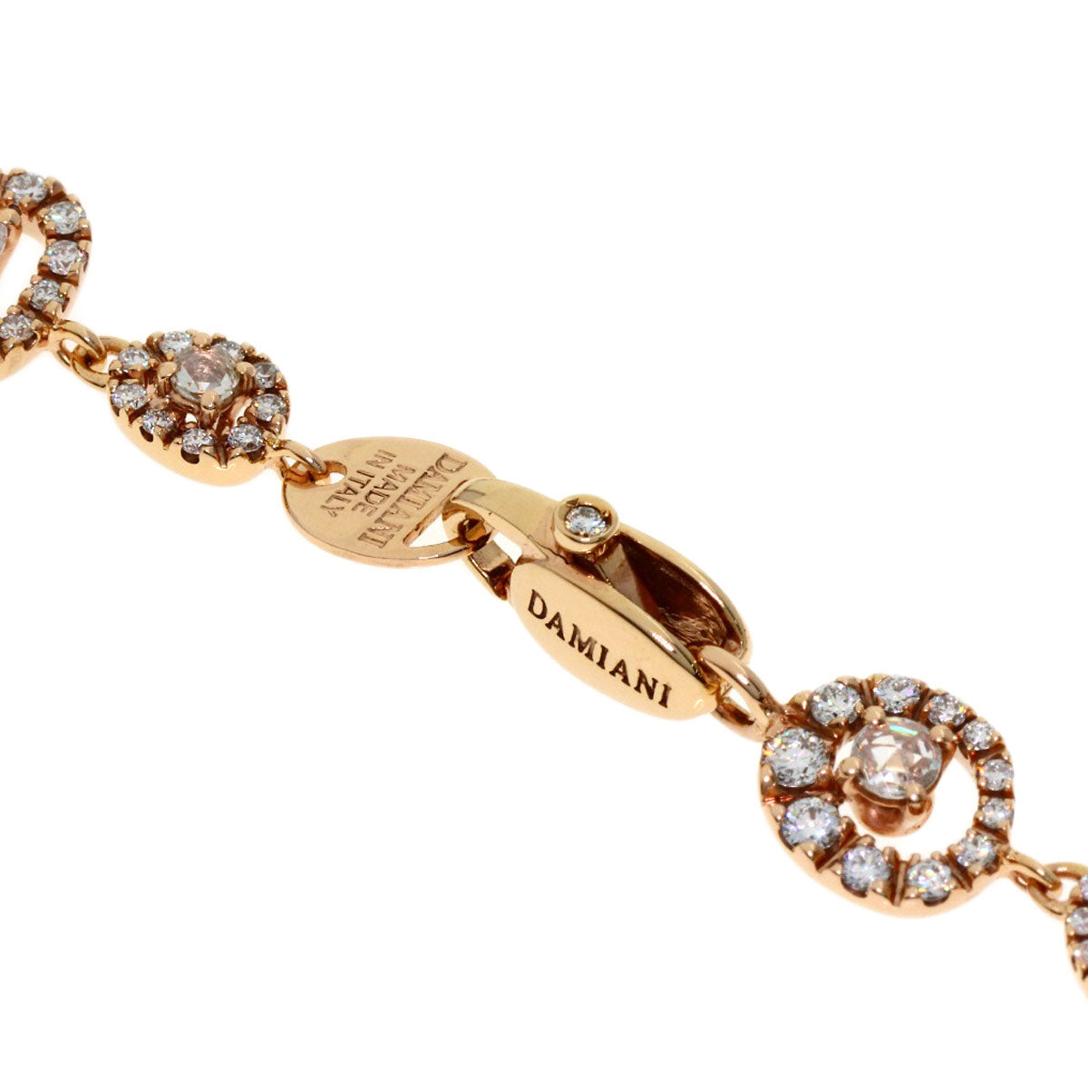 Damiani Juliet Diamond Bracelet K18 Pink Gold Ladies [Used]