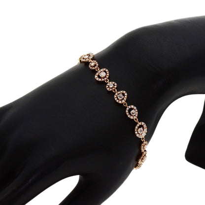 Damiani Juliet Diamond Bracelet K18 Pink Gold Ladies [Used]