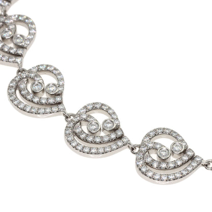 TIFFANY&Co. Enchanted Heart Diamond Bracelet Platinum PT950 Ladies [Used]