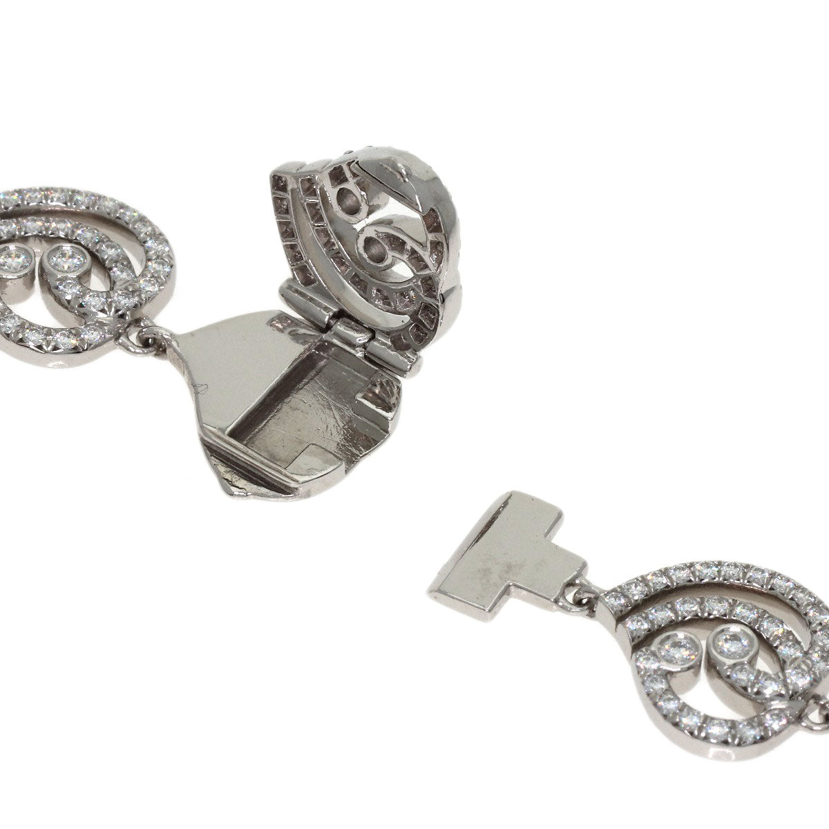 TIFFANY&Co. Enchanted Heart Diamond Bracelet Platinum PT950 Ladies [Used]