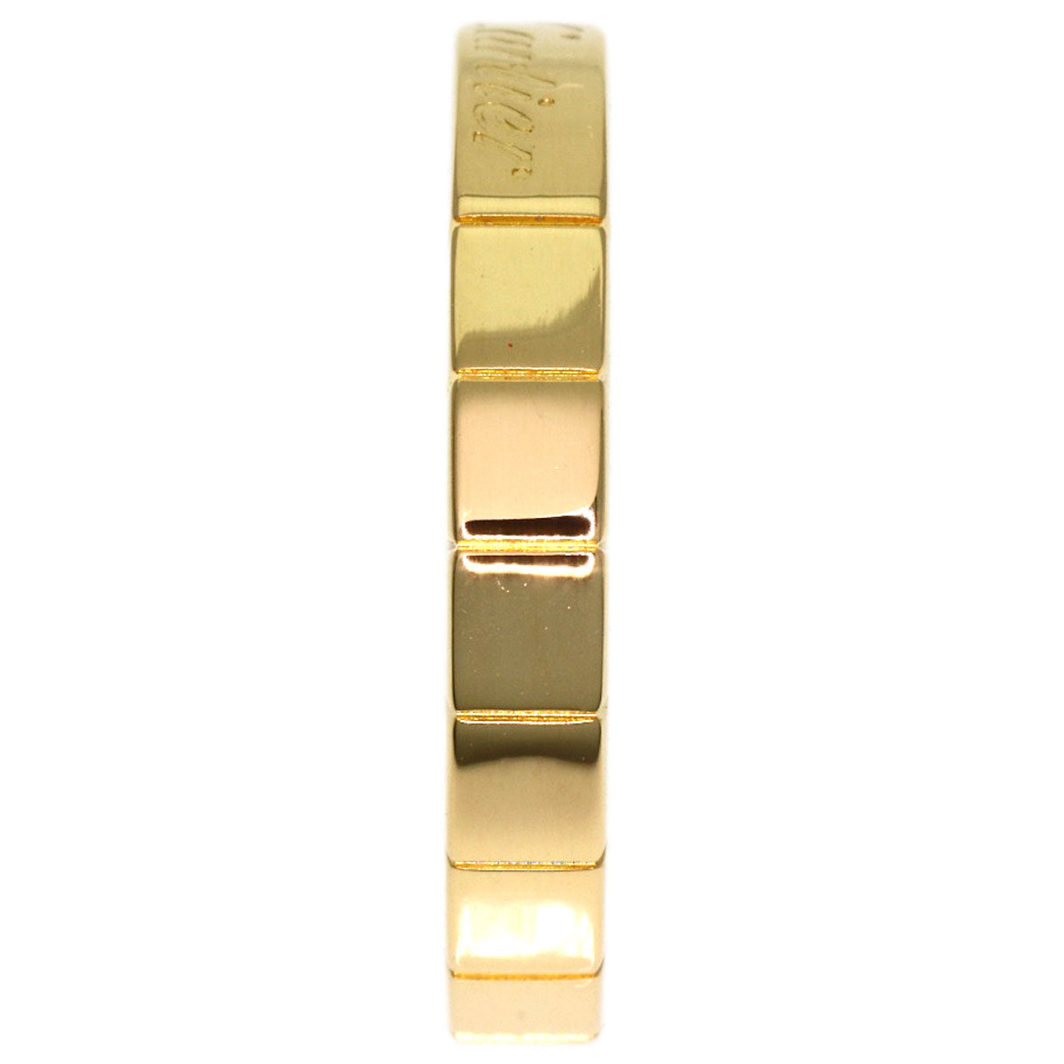 CARTIER Lanier # 47 Ring K18 Yellow Gold Ladies [Used]