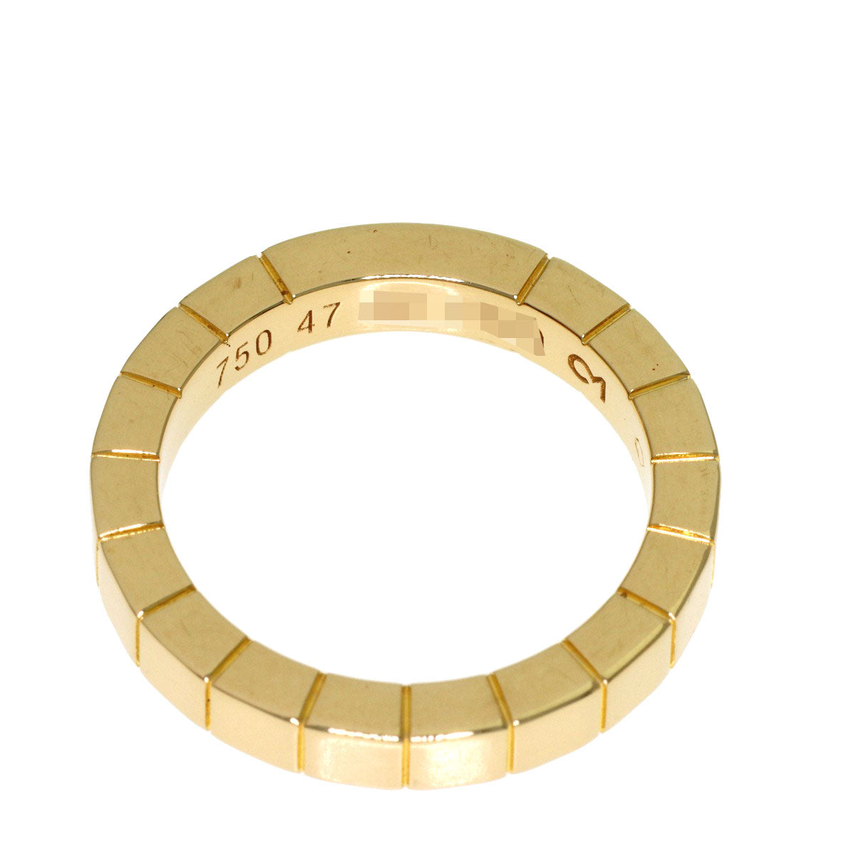 CARTIER Lanier # 47 Ring K18 Yellow Gold Ladies [Used]