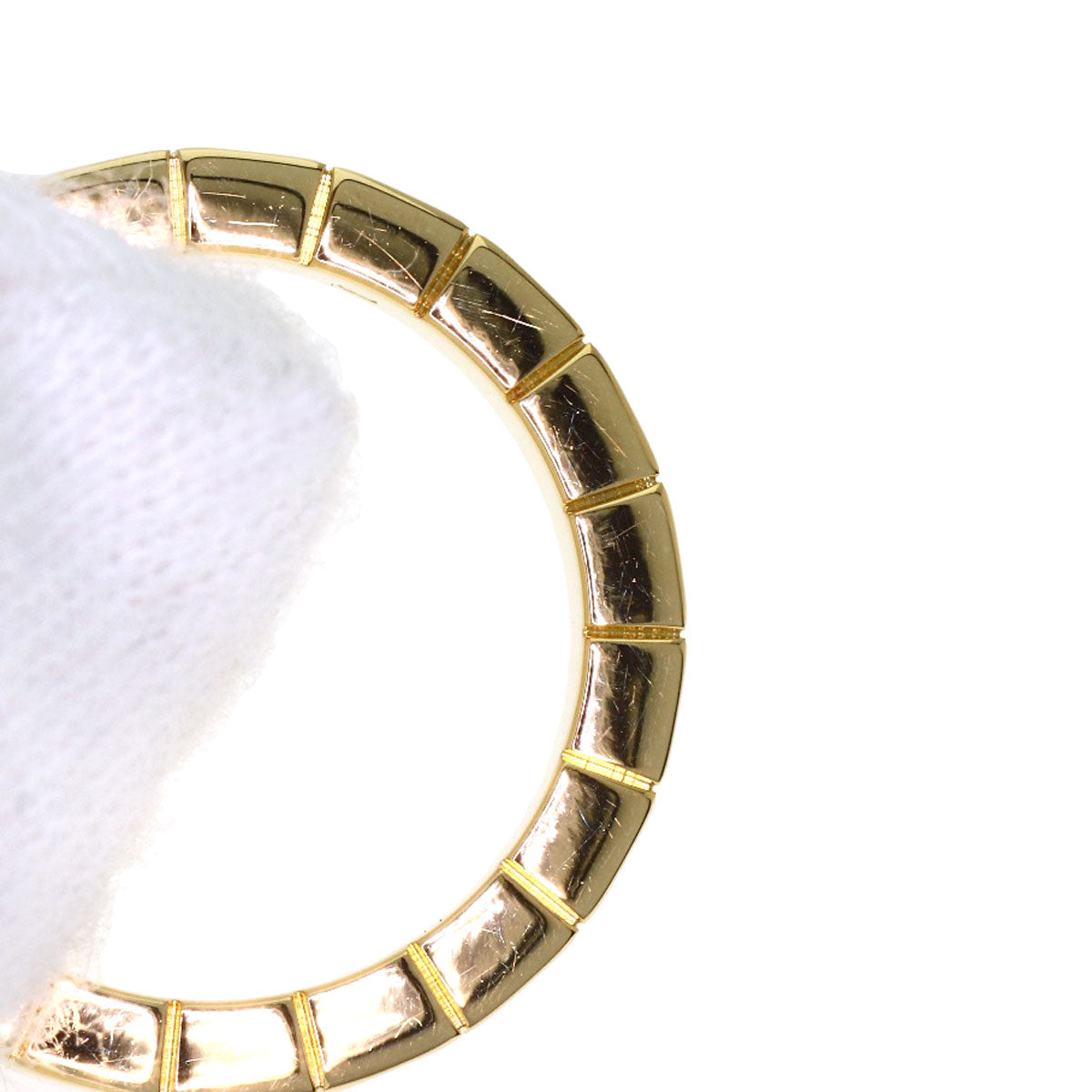 CARTIER Lanier # 47 Ring K18 Yellow Gold Ladies [Used]