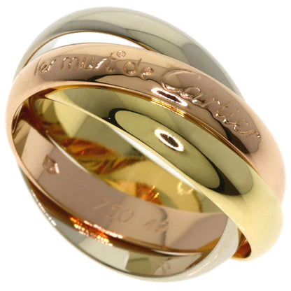 CARTIER Trinity #49 Ring K18 Yellow Gold 18K Pink GoldLadies [Used]