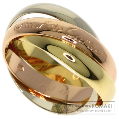 CARTIER Trinity #49 Ring K18 Yellow Gold 18K Pink GoldLadies [Used]