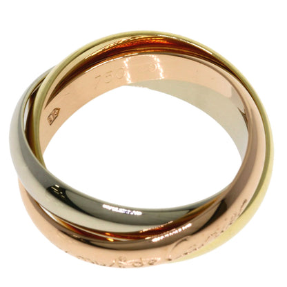 CARTIER Trinity #49 Ring K18 Yellow Gold 18K Pink GoldLadies [Used]