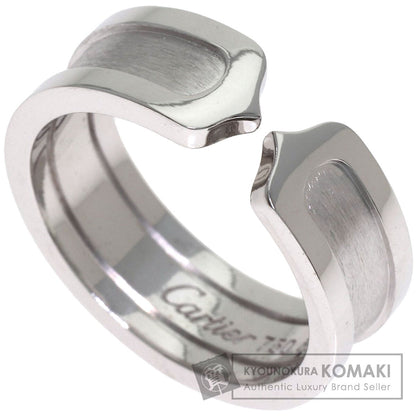 CARTIER C2 SM #52 Ring K18 White Gold Ladies [Used]