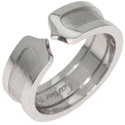 CARTIER C2 SM #52 Ring K18 White Gold Ladies [Used]