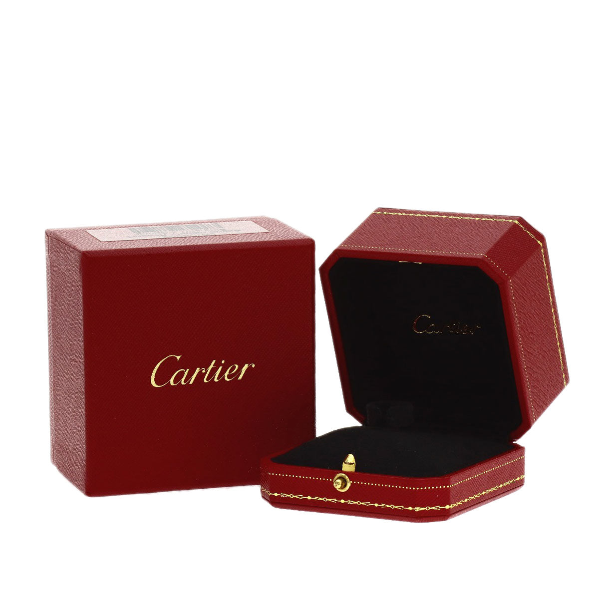CARTIER C2 SM #52 Ring K18 White Gold Ladies [Used]