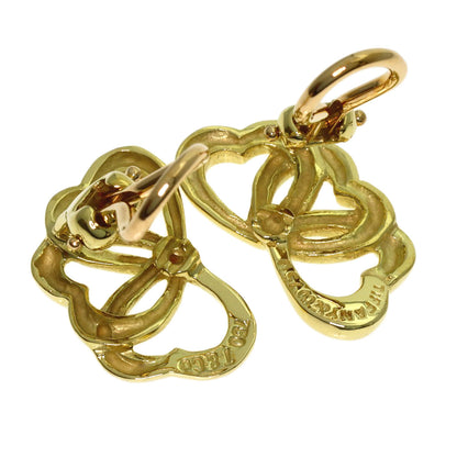 TIFFANY&Co. Triple heart Earring K18 Yellow Gold Ladies [Used]