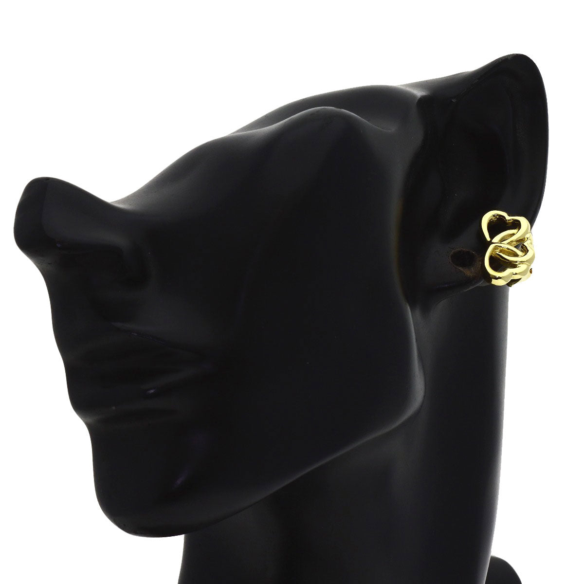TIFFANY&Co. Triple heart Earring K18 Yellow Gold Ladies [Used]