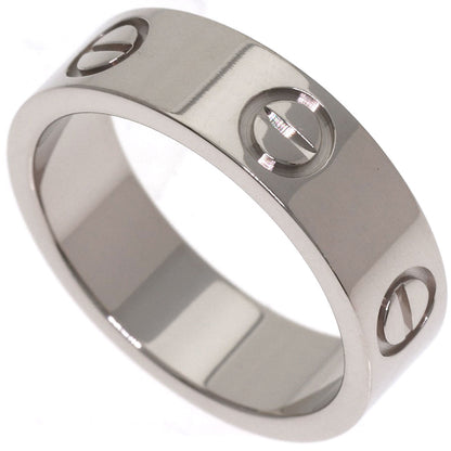 CARTIER love ring #51 Ring K18 White Gold Ladies [Used]