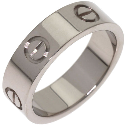 CARTIER love ring #51 Ring K18 White Gold Ladies [Used]