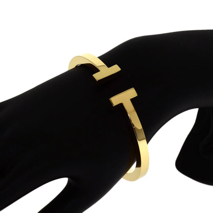 TIFFANY&Co. T square Bracelet K18 Yellow Gold Ladies [Used]