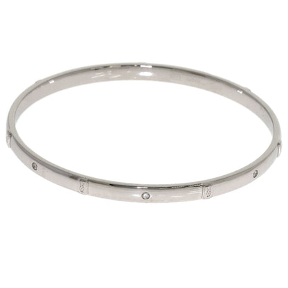 HARRY WINSTON HW Logo 7P Diamond Bracelet K18 White Gold Ladies [Used]