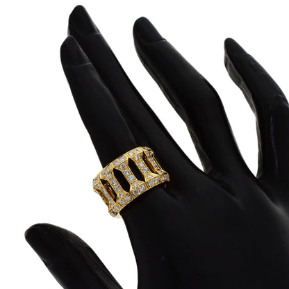 CARTIER Antaria Diamond #54 Ring K18 Yellow Gold Ladies [Used]