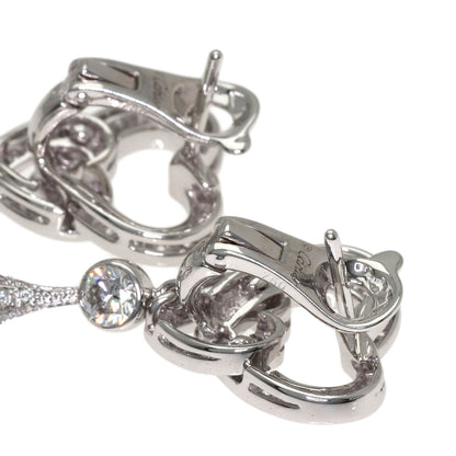 CARTIER Nuage Diamond earring K18 White Gold Ladies [Used]