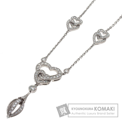 CARTIER Nuage Diamond Necklace K18 White Gold Ladies [Used]
