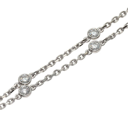 CARTIER Nuage Diamond Necklace K18 White Gold Ladies [Used]