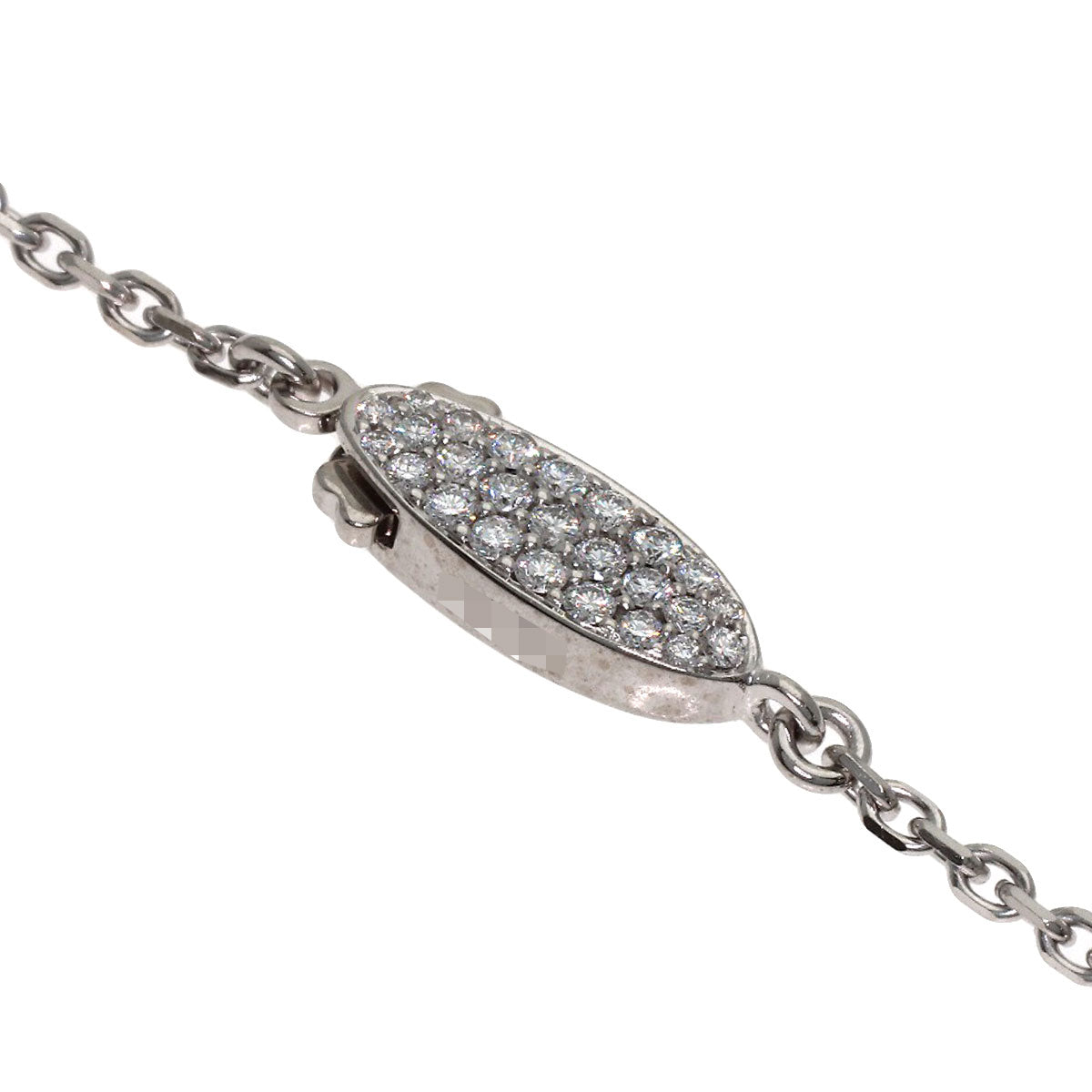 CARTIER Nuage Diamond Necklace K18 White Gold Ladies [Used]
