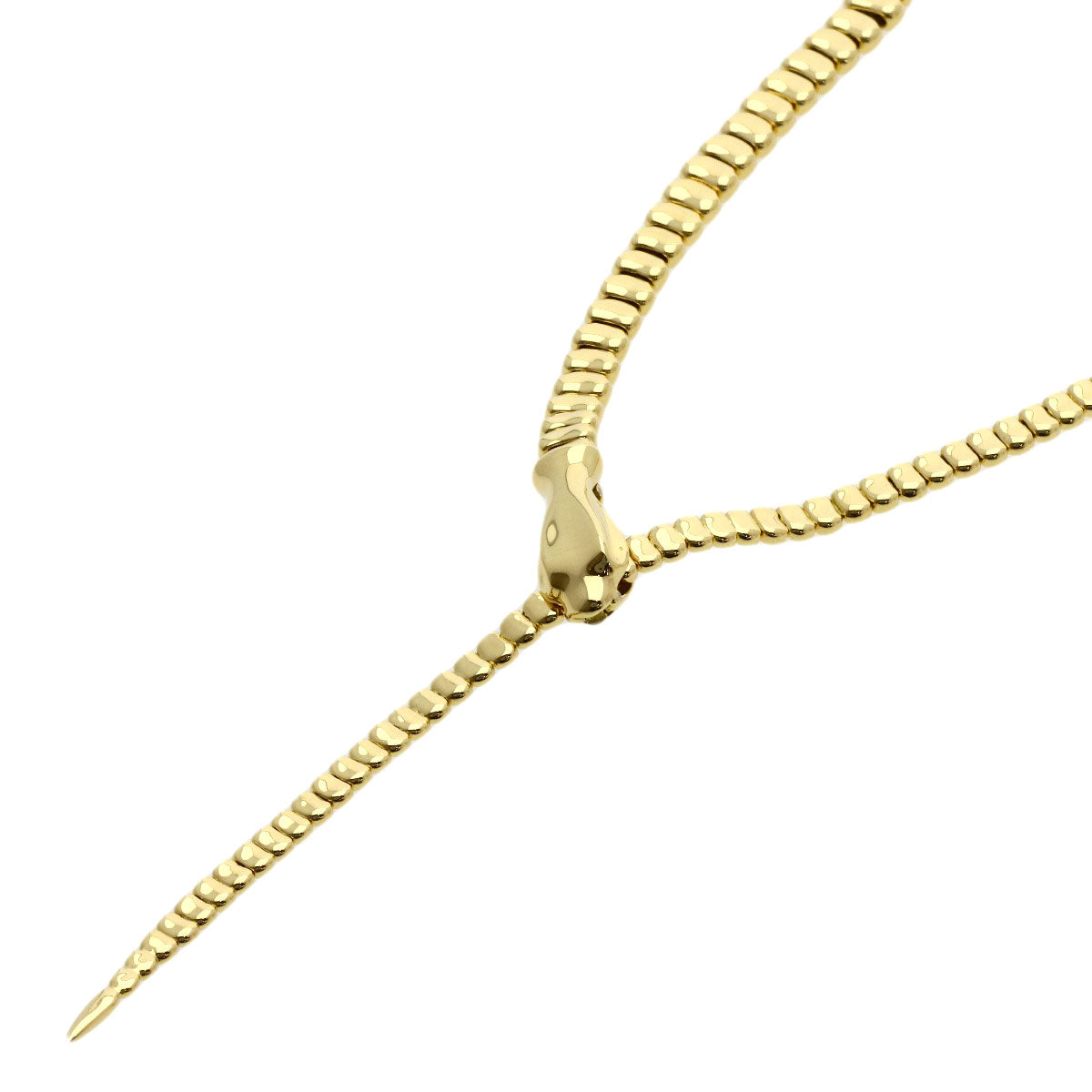 TIFFANY&Co. snake Necklace K18 Yellow Gold Ladies [Used]