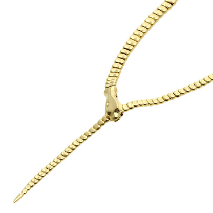 TIFFANY&Co. snake Necklace K18 Yellow Gold Ladies [Used]
