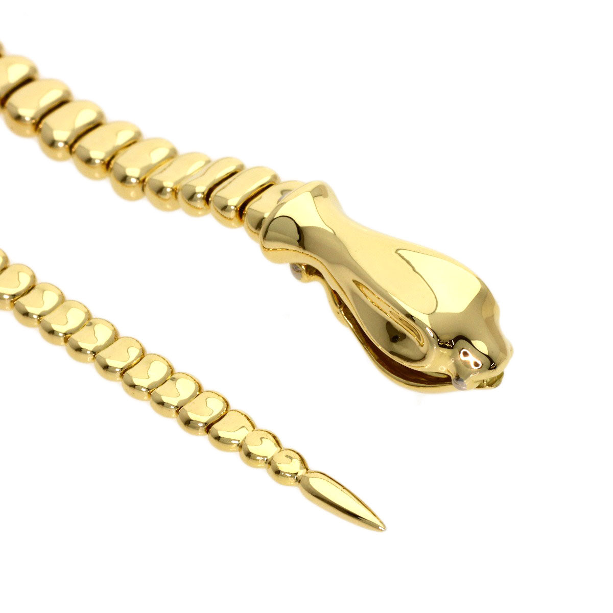 TIFFANY&Co. snake Necklace K18 Yellow Gold Ladies [Used]