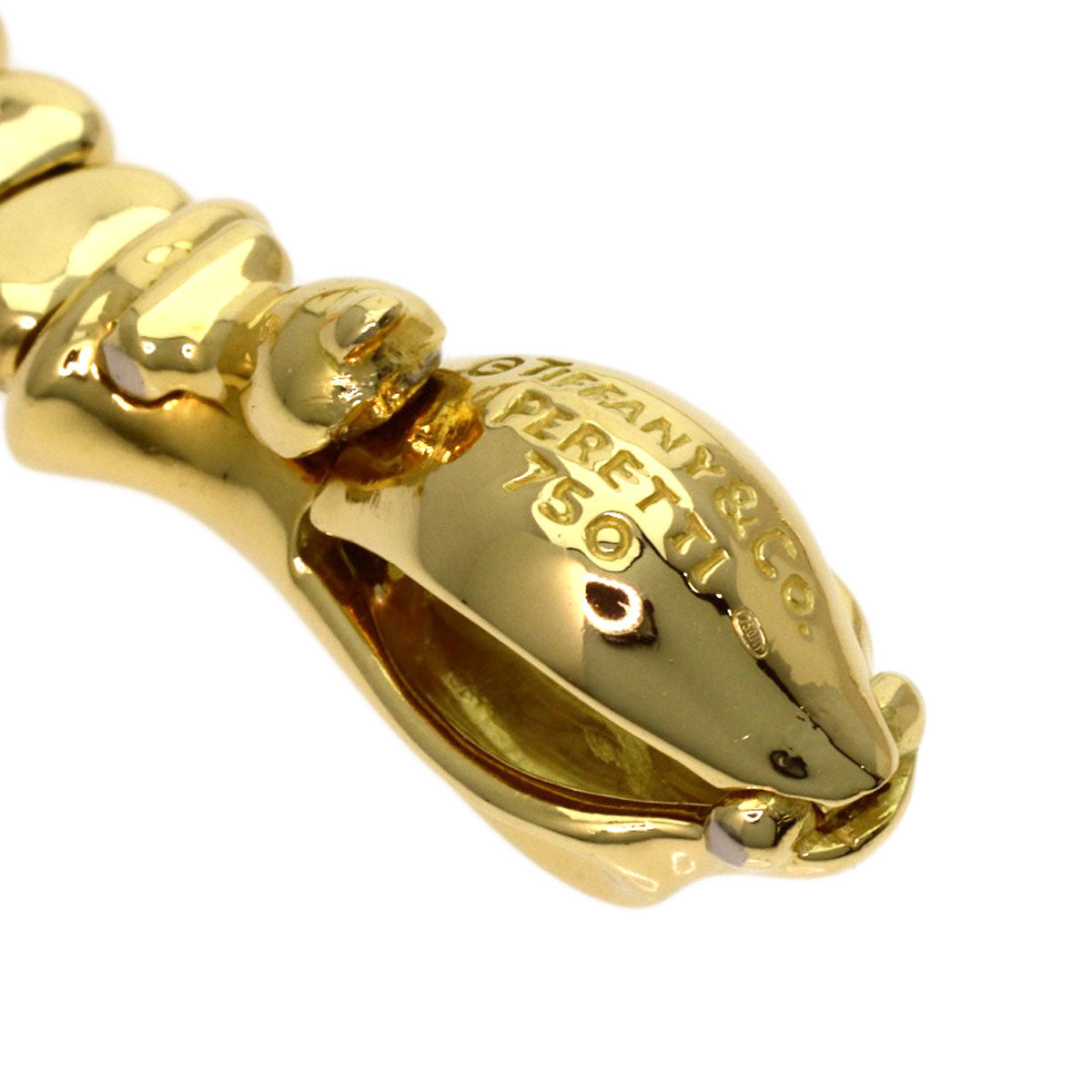 TIFFANY&Co. snake Necklace K18 Yellow Gold Ladies [Used]