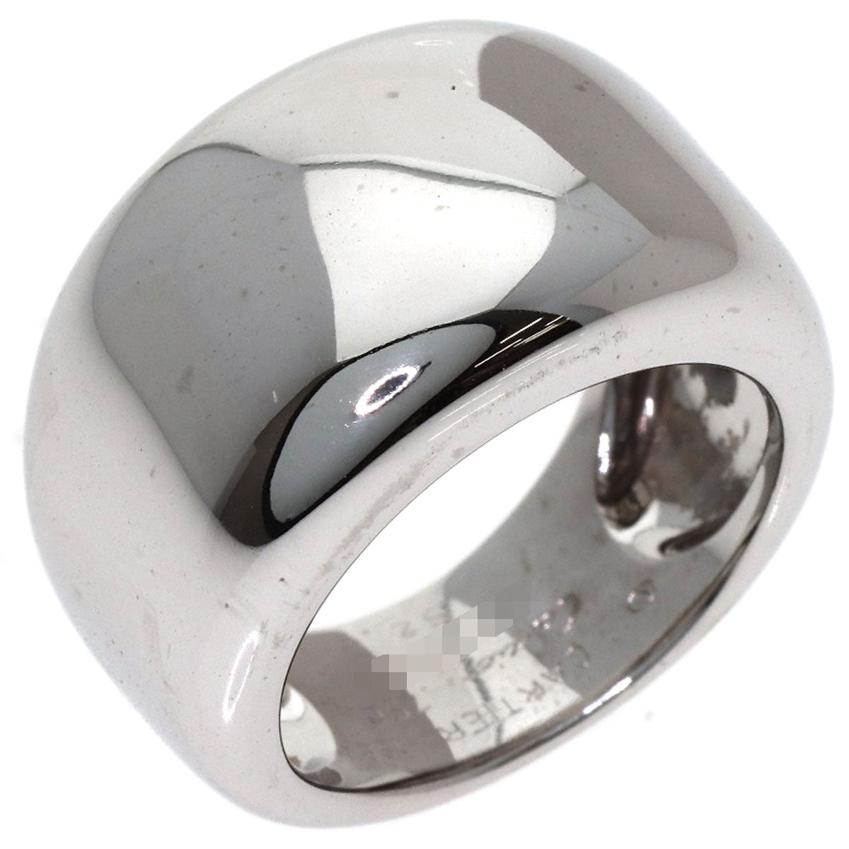 CARTIER Nouvelberg # 52 Ring K18 White Gold Ladies [Used]