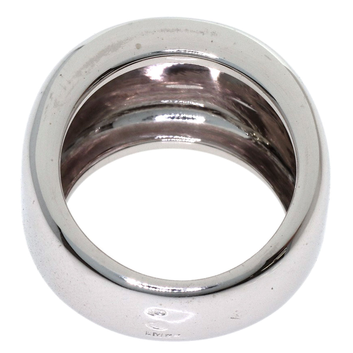 CARTIER Nouvelberg # 52 Ring K18 White Gold Ladies [Used]