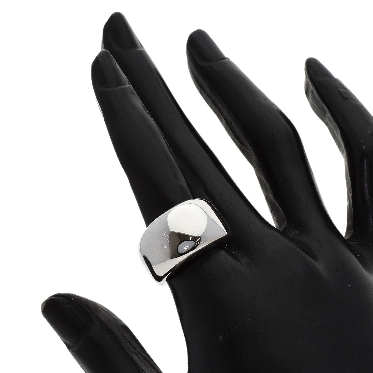 CARTIER Nouvelberg # 52 Ring K18 White Gold Ladies [Used]