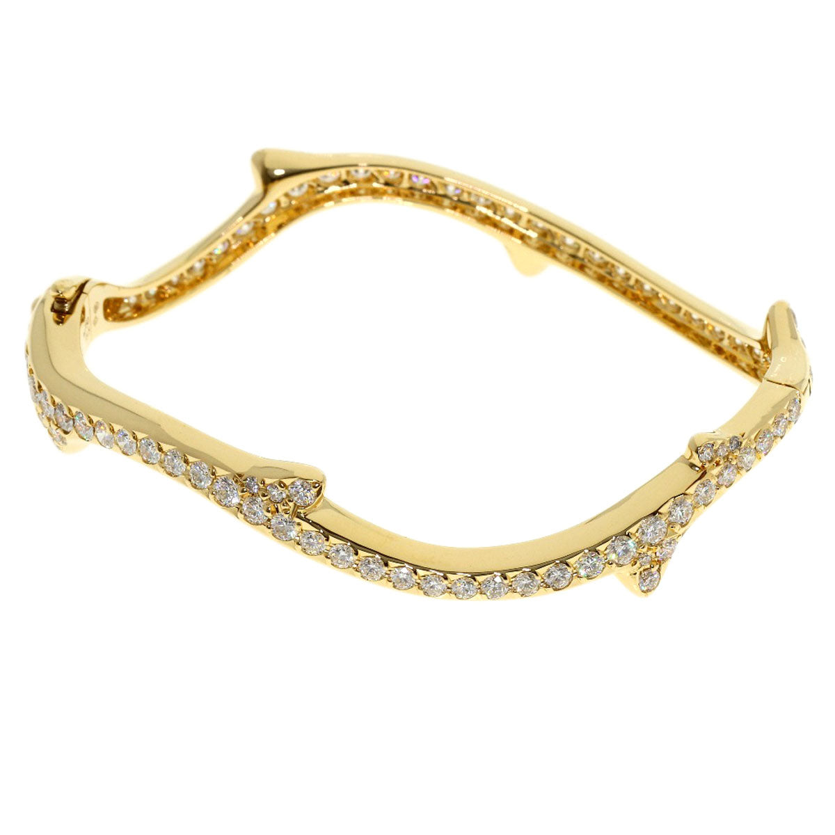 Dior Bois de Rose Diamond Bracelet K18 Yellow Gold Ladies [Used]