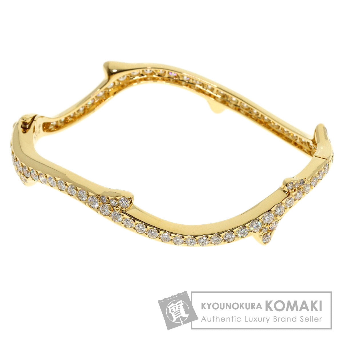 Dior Bois de Rose Diamond Bracelet K18 Yellow Gold Ladies [Used]