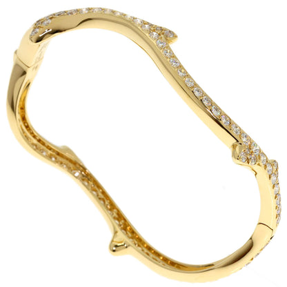 Dior Bois de Rose Diamond Bracelet K18 Yellow Gold Ladies [Used]
