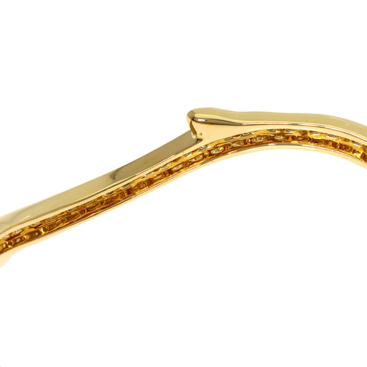 Dior Bois de Rose Diamond Bracelet K18 Yellow Gold Ladies [Used]