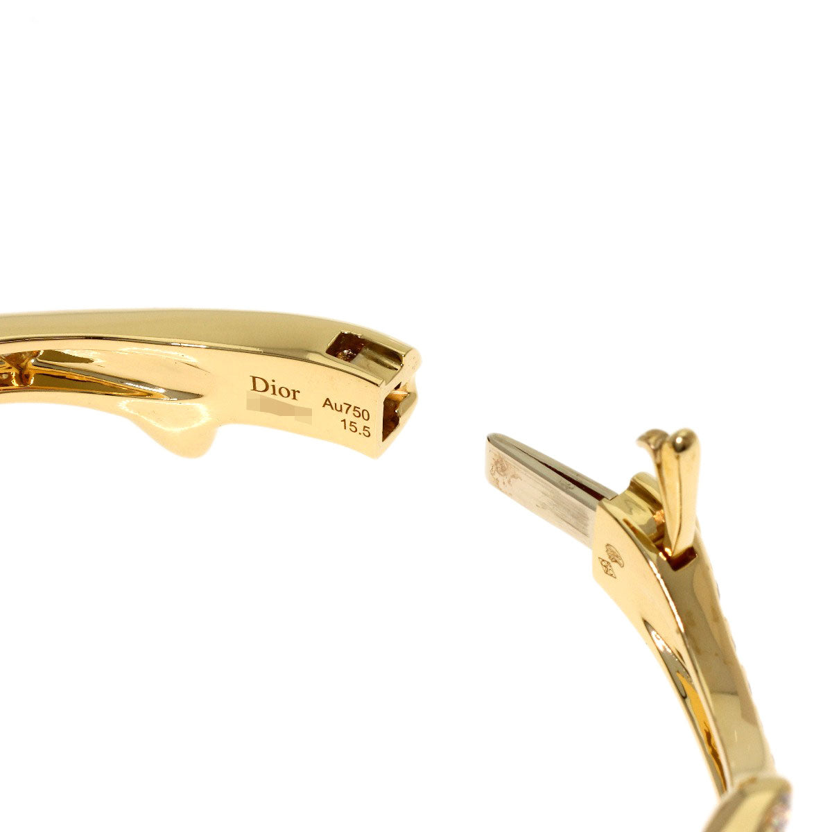 Dior Bois de Rose Diamond Bracelet K18 Yellow Gold Ladies [Used]