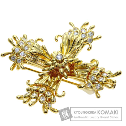TIFFANY&Co. Jean Schlumberger Diamond Brooch K18 Yellow Gold Ladies [Used]