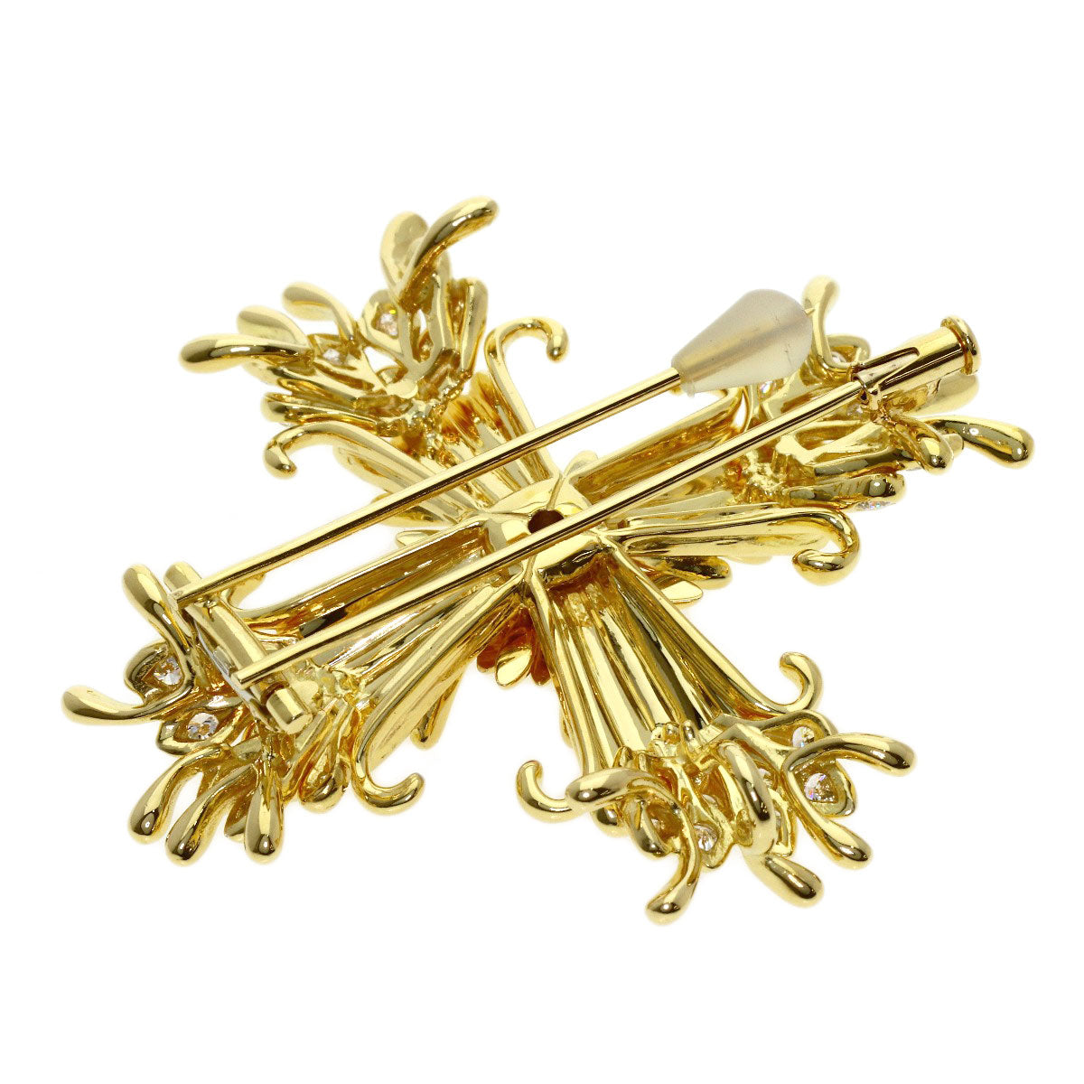 TIFFANY&Co. Jean Schlumberger Diamond Brooch K18 Yellow Gold Ladies [Used]