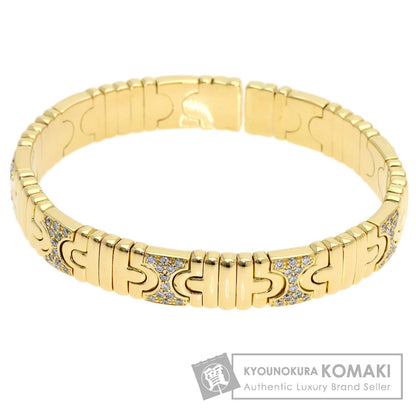 BVLGARI Parentesi Diamond Bracelet K18 Yellow Gold Ladies [Used]