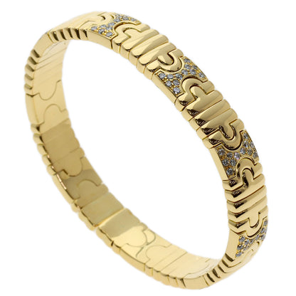 BVLGARI Parentesi Diamond Bracelet K18 Yellow Gold Ladies [Used]