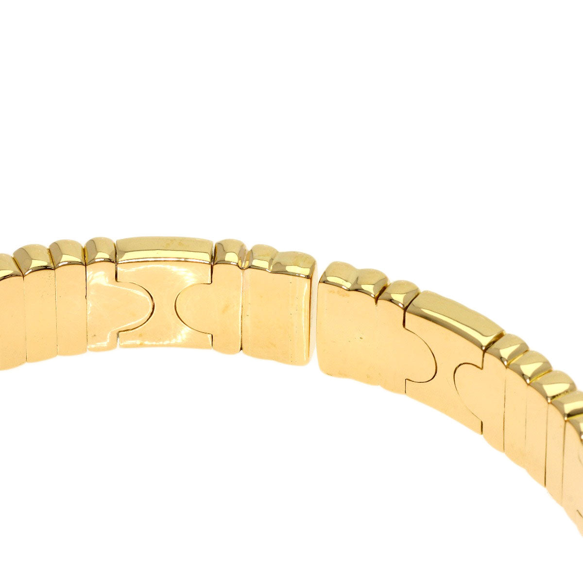 BVLGARI Parentesi Diamond Bracelet K18 Yellow Gold Ladies [Used]