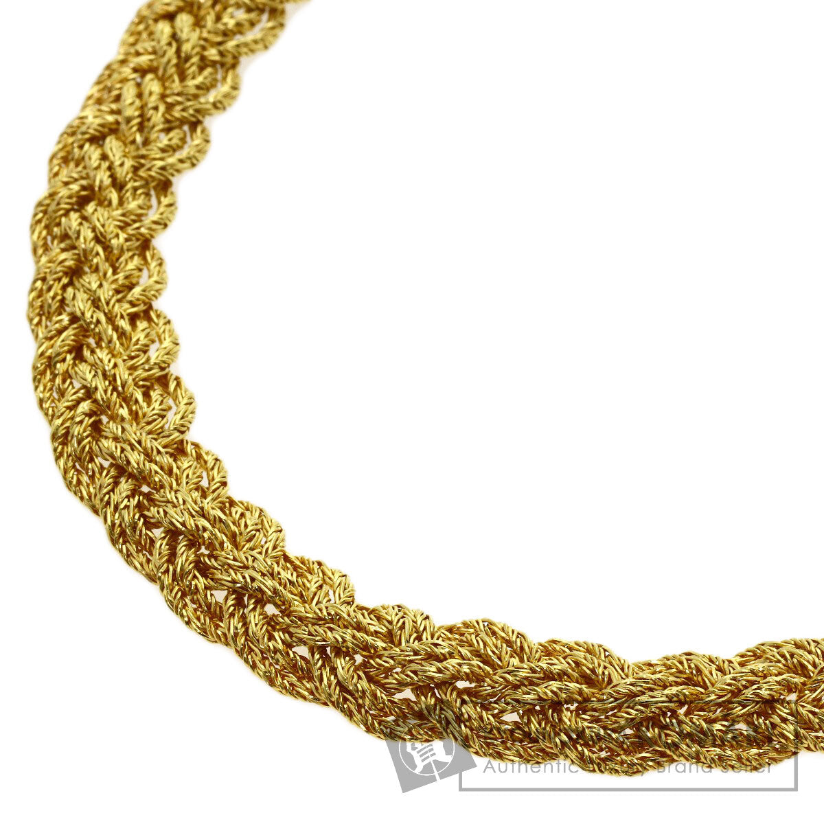 PIAGET Vintage Braided Necklace K18 Yellow Gold Ladies [Used]