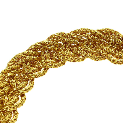 PIAGET Vintage Braided Necklace K18 Yellow Gold Ladies [Used]