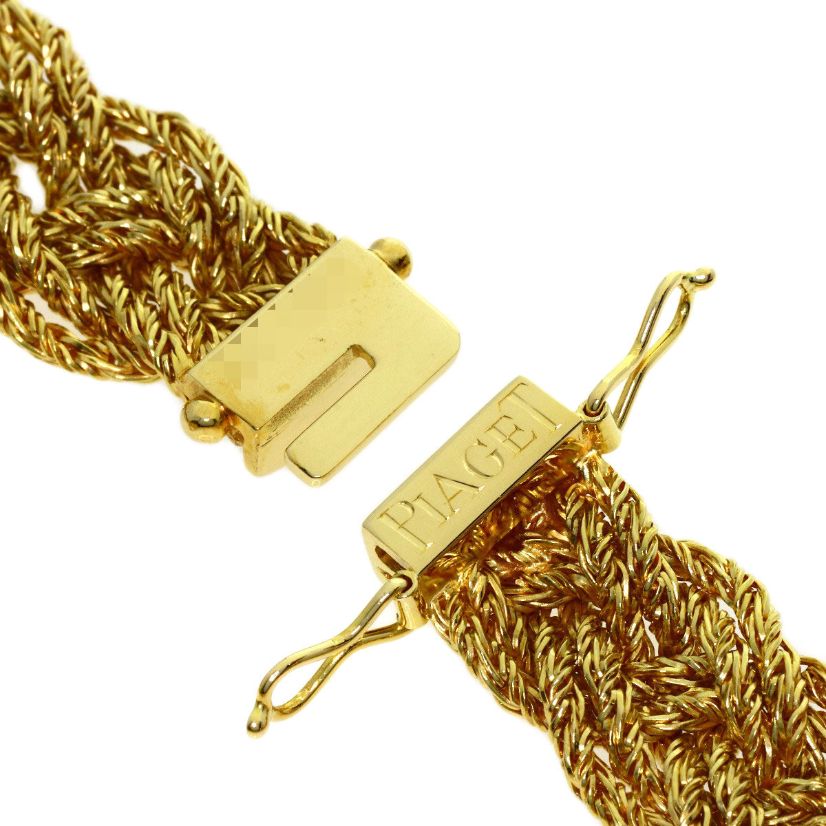 PIAGET Vintage Braided Necklace K18 Yellow Gold Ladies [Used]