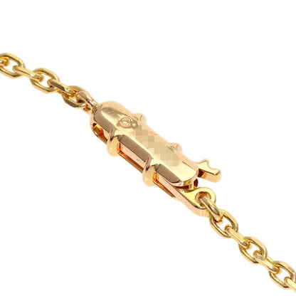 CARTIER Delices de Gois Amethyst Turquoise Diamond Necklace K18 Pink Gold Ladies [Used]