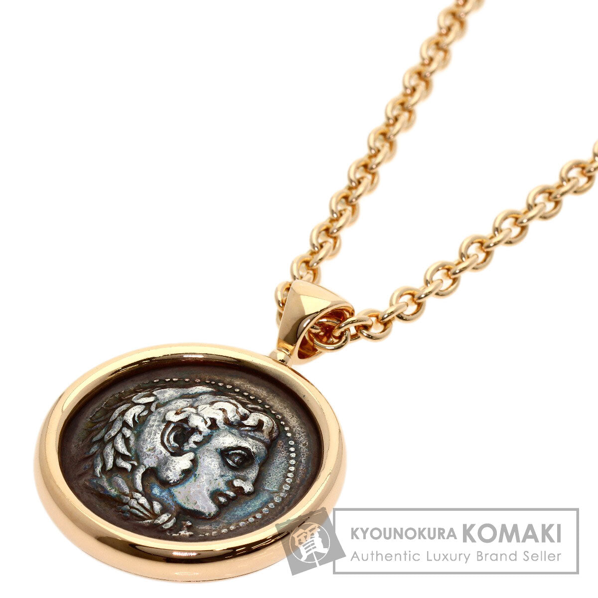 BVLGARI Monate Necklace K18 Pink Gold Ladies [Used]