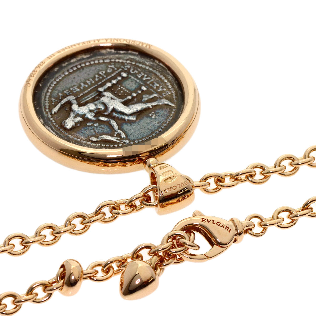 BVLGARI Monate Necklace K18 Pink Gold Ladies [Used]