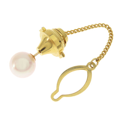 Akoya pearl Pearl Tie pin PL 18K 4.2g　mens